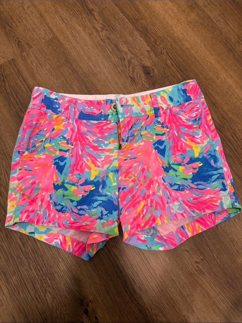 Lilly Pulitzer Neon Floral Multicolor Women's Shorts Callahan